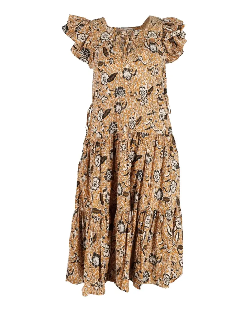 Ulla Johnson Zuma printed dress - Orange Orange
