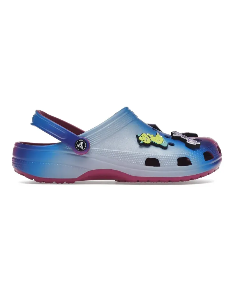 Crocs x Palace x Rapha EF Education First Classic Clog rubber sandals - Blau Blau