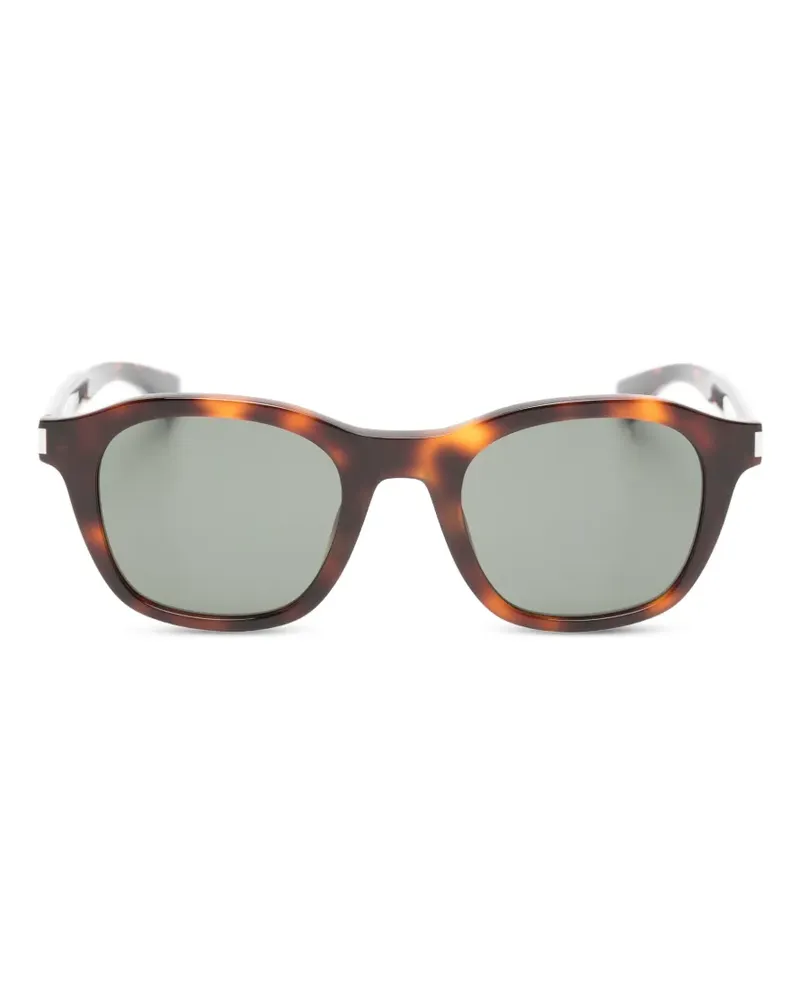 Saint Laurent tortoiseshell-pattern sunglasses - Braun Braun