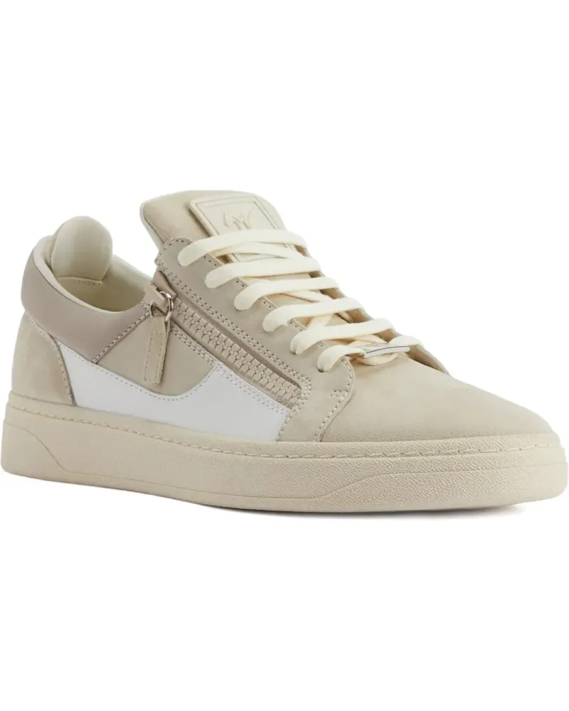 Giuseppe Zanotti GZ94 Sneakers mit Einsätzen - Nude Nude