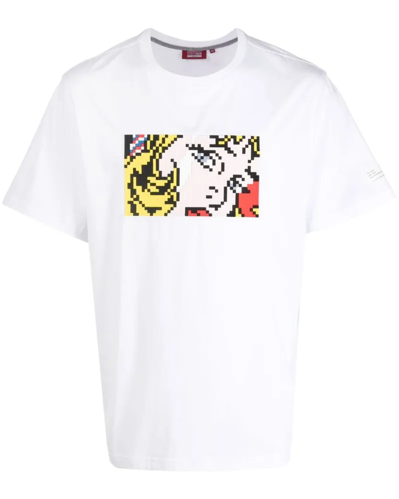 Mostly Heard Rarely Seen T-Shirt mit The Glare-Print - Weiß Weiß