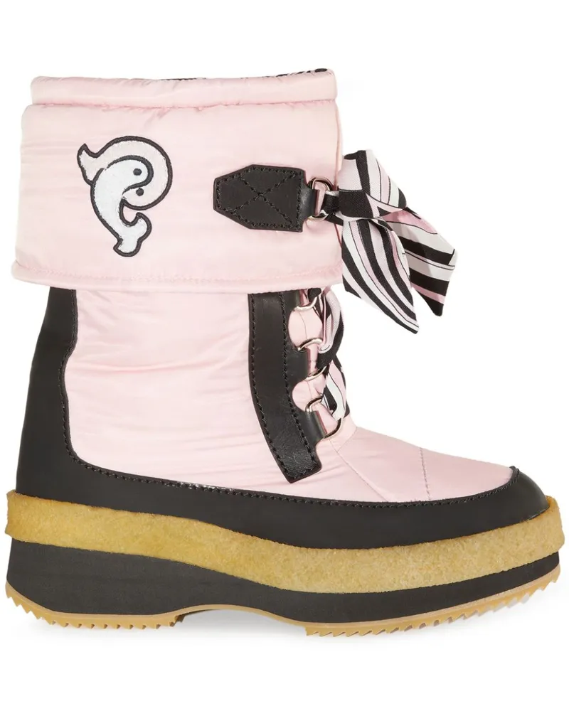Emilio Pucci Schneestiefel mit Iride-Print - Rosa Rosa