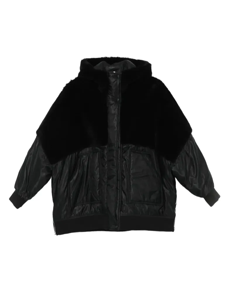 BLANCHA Parka mit Kapuze - Schwarz Schwarz