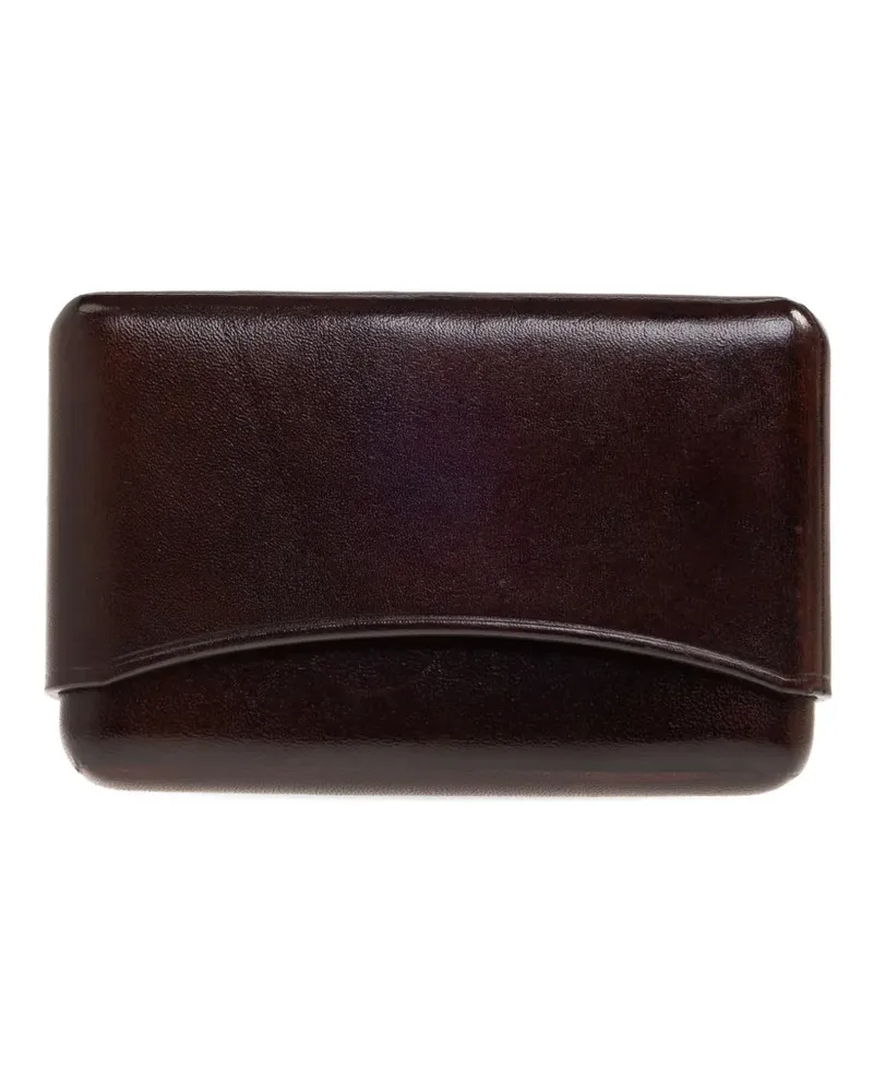 Christophe Lemaire curved wallet - Braun Braun