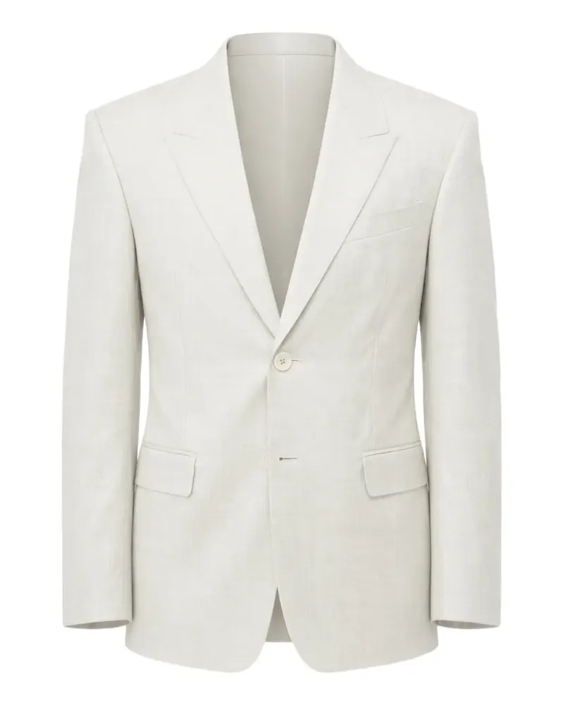 Givenchy virgin wool single-breasted blazer - Nude Nude
