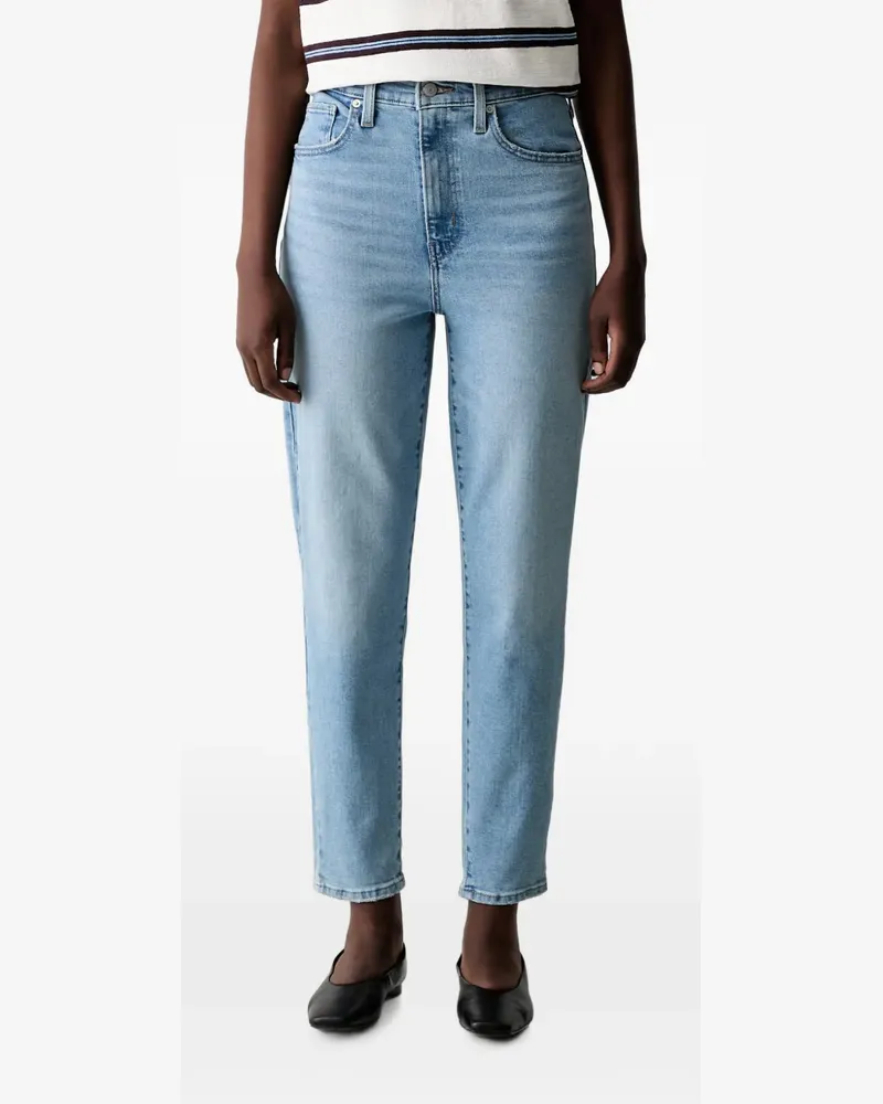 Levi's Tapered-Jeans mit hohem Bund - Blau Blau