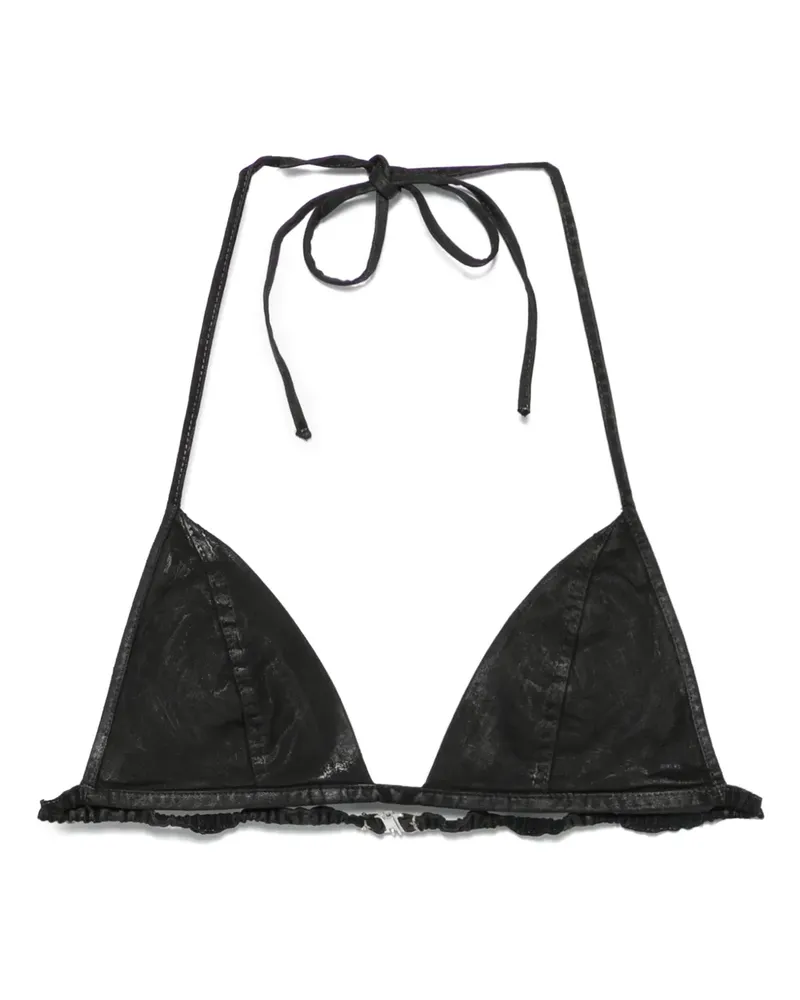 DRKSHDW by Rick Owens Bralet aus Denim - Schwarz Schwarz