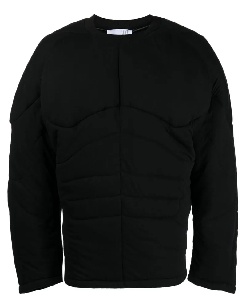 Natasha Zinko Gepolstertes Monster Sweatshirt - Schwarz Schwarz