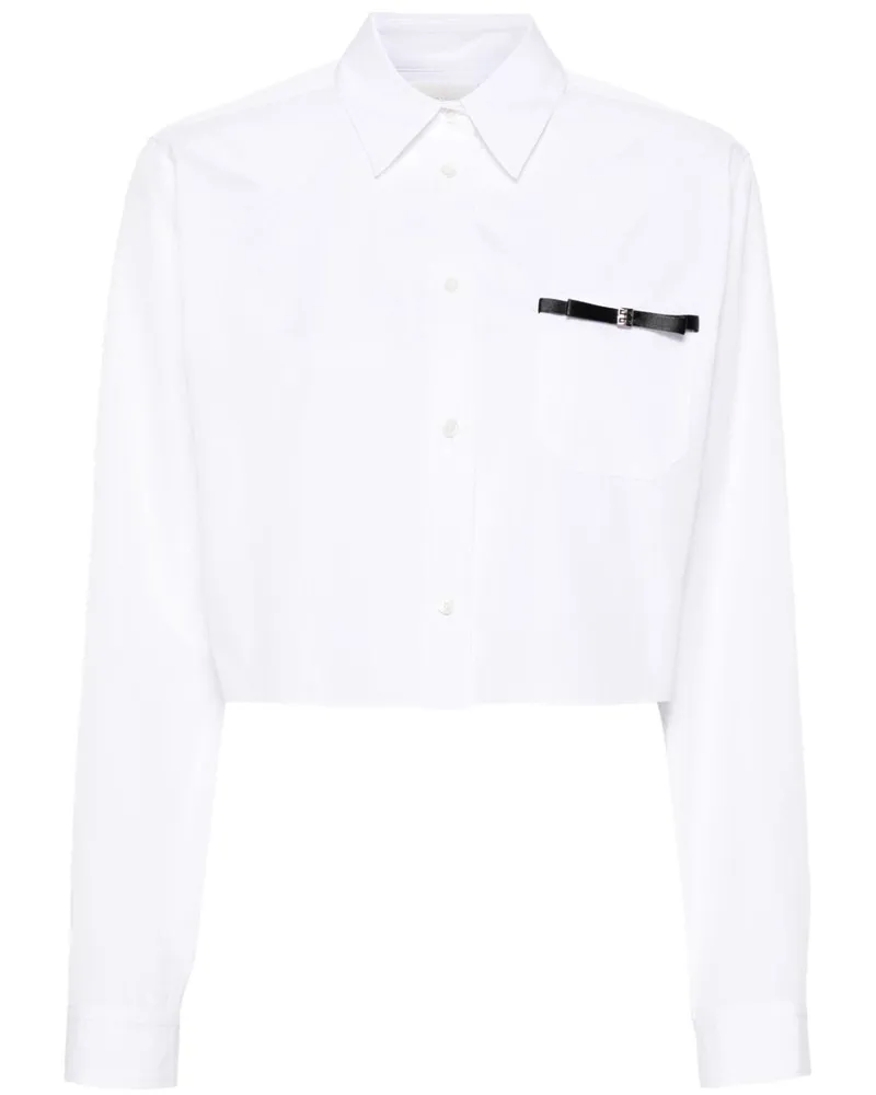 Givenchy 4G Hemd mit Schleife - Weiß Weiß