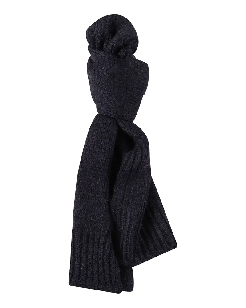 Jil Sander ribbed scarf - Blau Blau