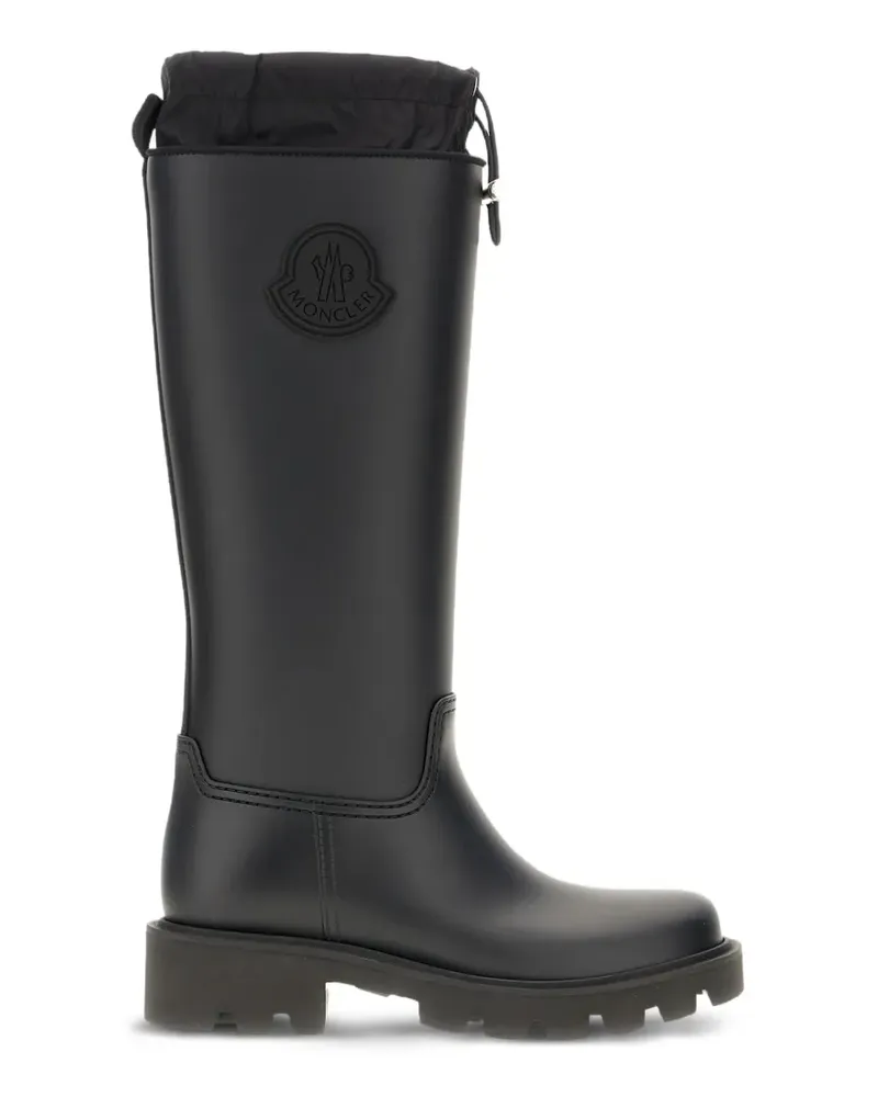 Moncler Kickstream High rain boots - Schwarz Schwarz