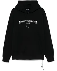 Mastermind World Hoodie mit Logo-Print Schwarz