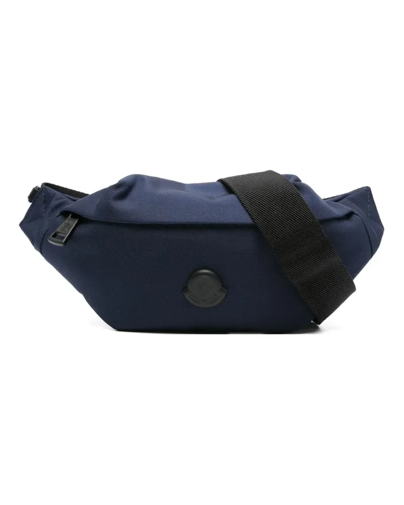 Moncler Gürteltasche mit Logo-Patch - Blau Blau