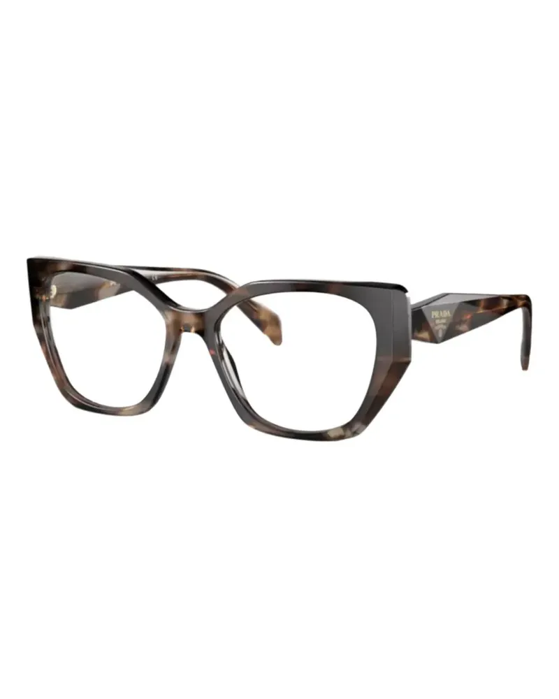 Prada geometric-frame glasses - Braun Braun