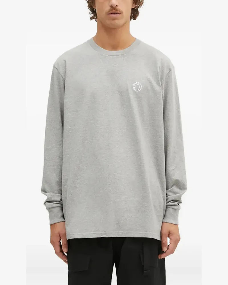 1017 ALYX 9SM Langarmshirt aus Baumwolle - Grau Grau
