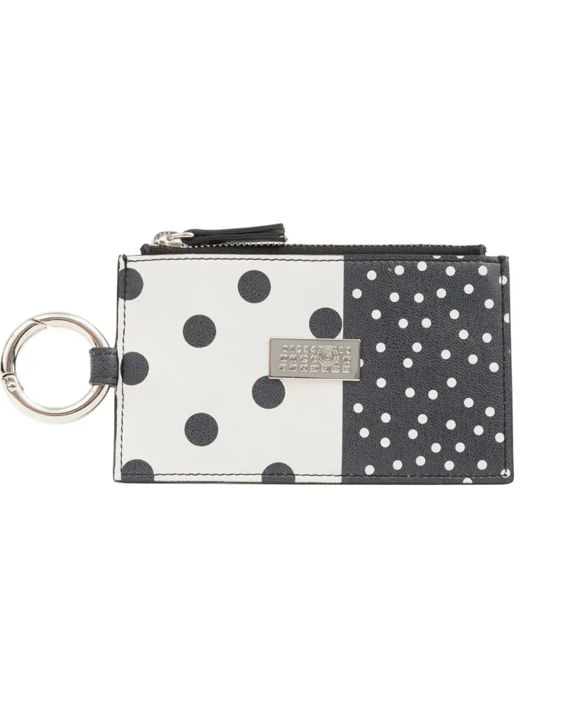Maison Margiela Portemonnaie mit Polka Dots - Weiß Weiß