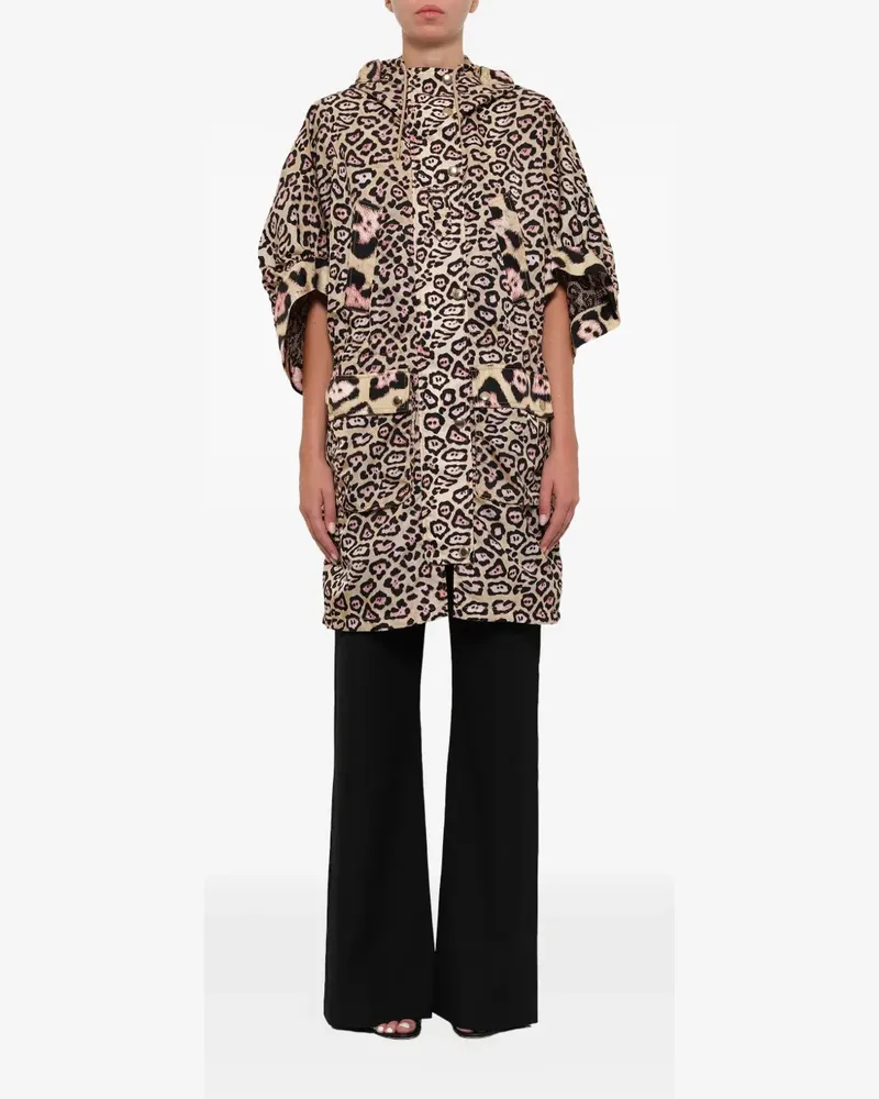 Givenchy Oversized-Mantel mit Leoparden-Print - Nude Nude