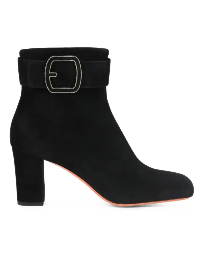 Santoni Newmarta buckle-detail ankle boots - Schwarz Schwarz