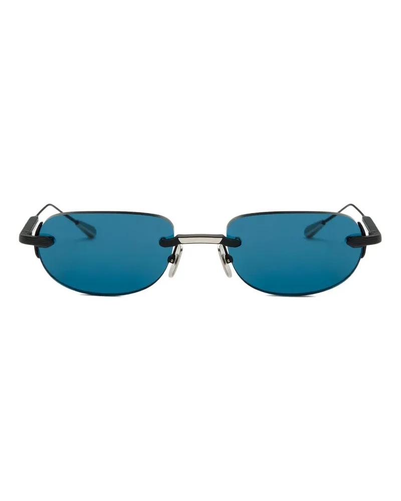 Lunetterie Générale St-Tropez metal sunglasses - Schwarz Schwarz