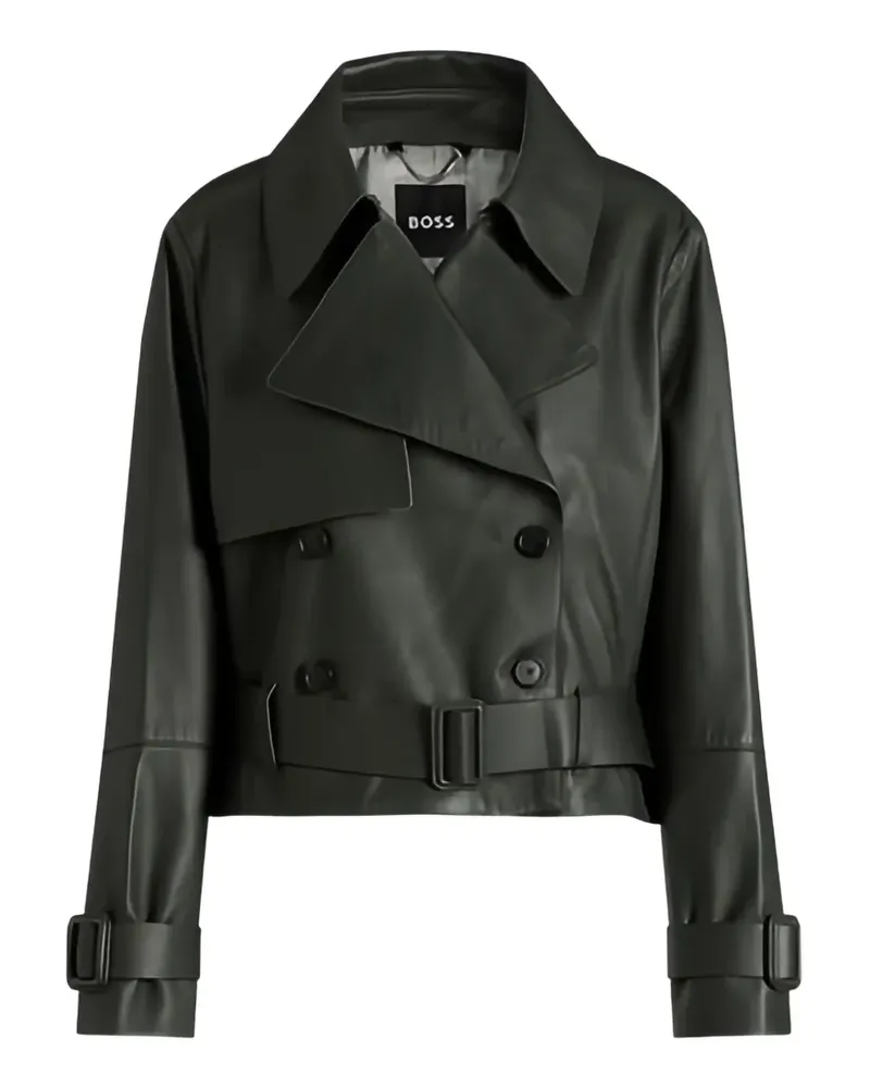 HUGO BOSS Cabanjacke mit Gürtel - Grün Grün