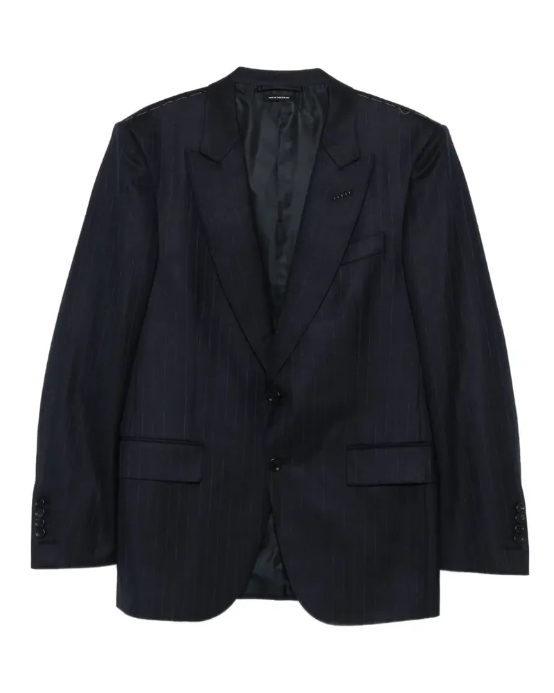 Tom Ford Sakko mit Nadelstreifen - Blau Blau