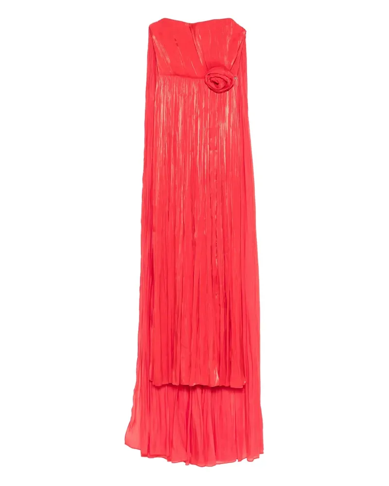 NISSA Asymmetrisches Abendkleid mit Falten - Rot Rot