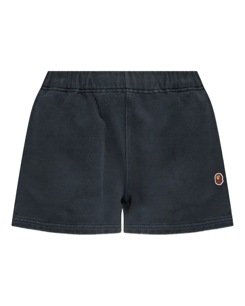 BAPE Ape Head One Point Sportshorts - Schwarz Schwarz