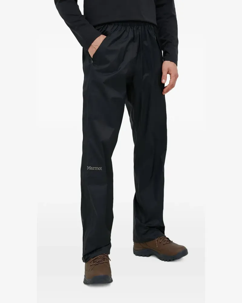 Marmot logo-print track pants - Schwarz Schwarz