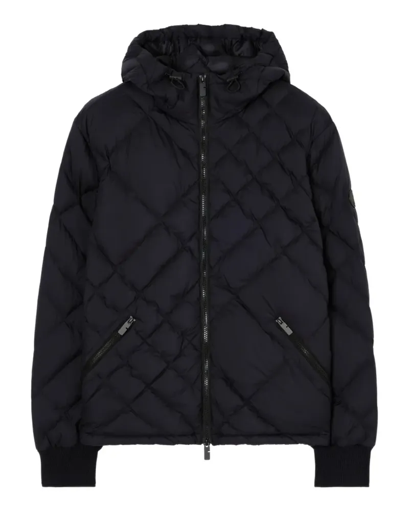 Burberry Check-stitch nylon Doversgreen puffer jacket - Blau Blau