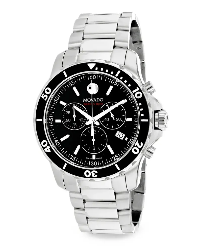 Movado Series 800 Chronograph 42mm - Schwarz Schwarz