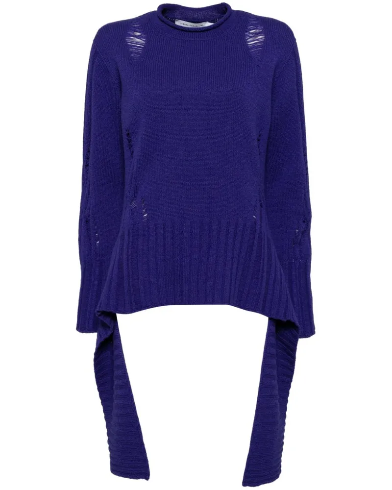 Simona Corsellini Pullover mit Ziernähten - Violett Violett
