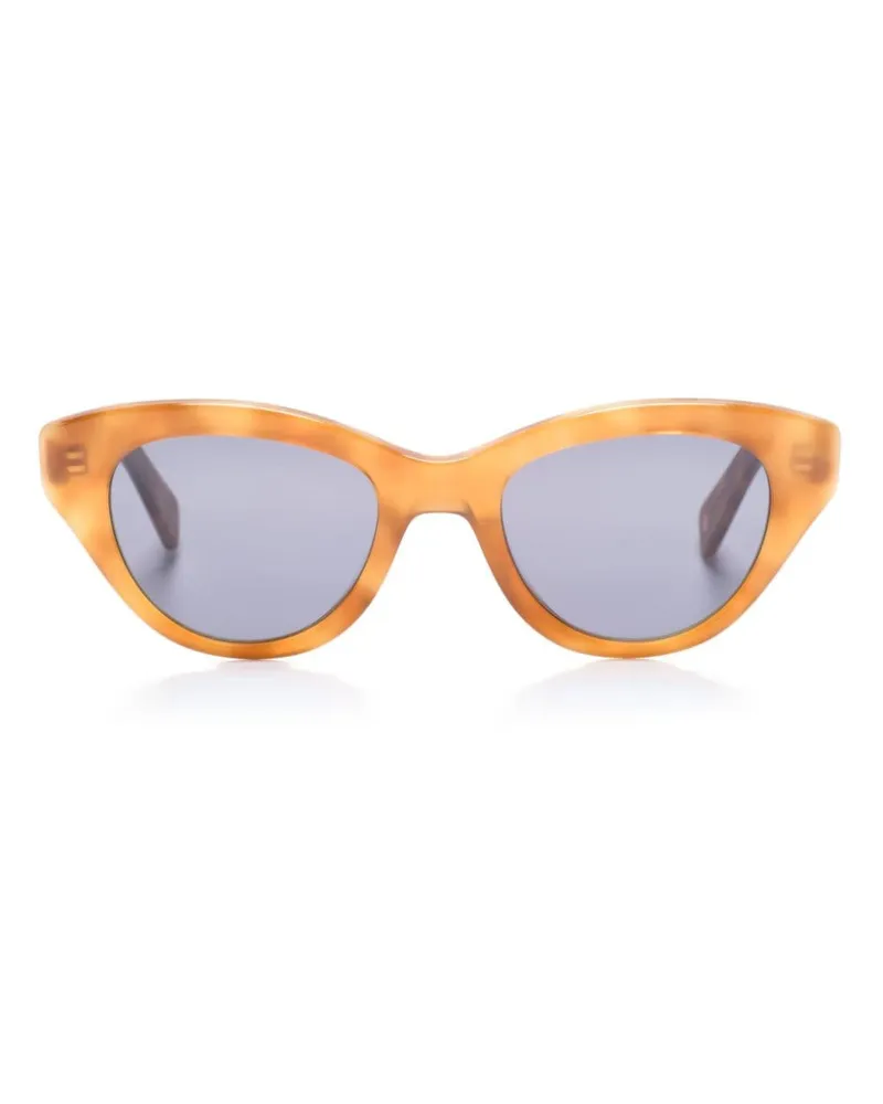 Garrett Leight Dottie Cat-Eye-Sonnenbrille Nude