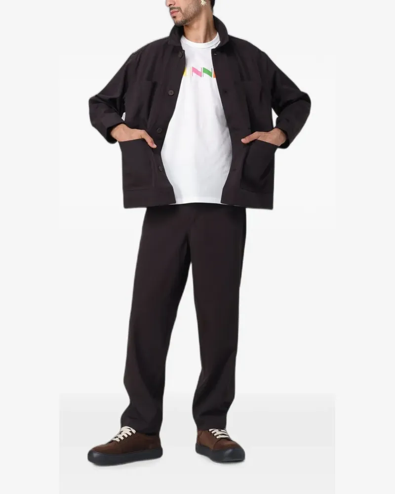 SUNNEI patch-pocket jacket - Braun Braun
