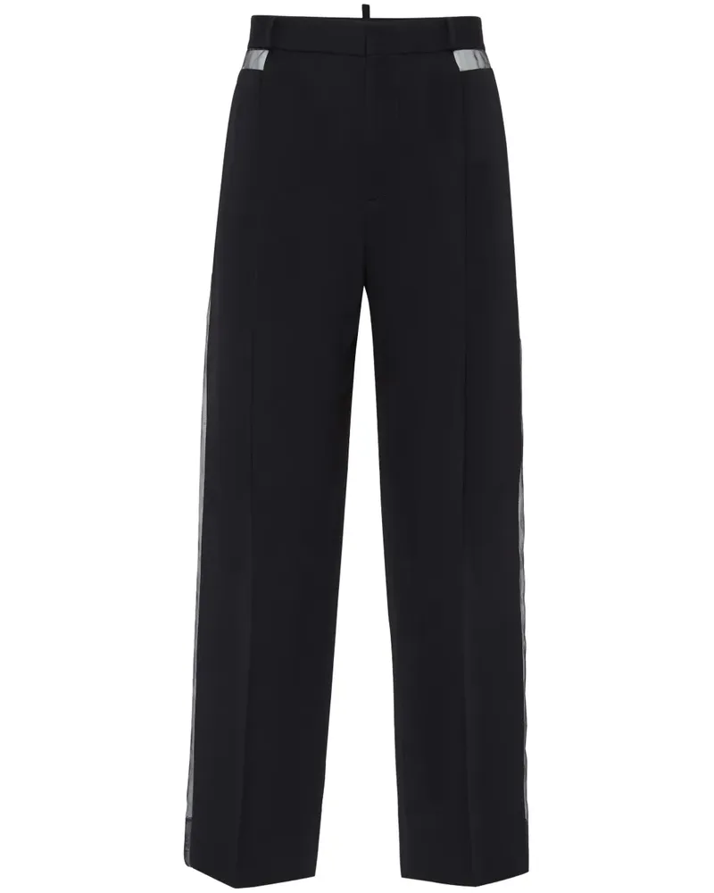 Dsquared2 Hose mit geradem Bein - Schwarz Schwarz