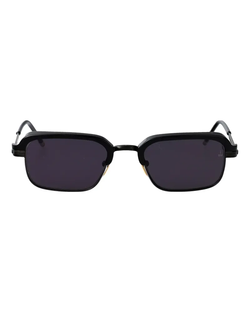 Jacques Marie Mage Comanche rectangle-frame sunglasses - Schwarz Schwarz