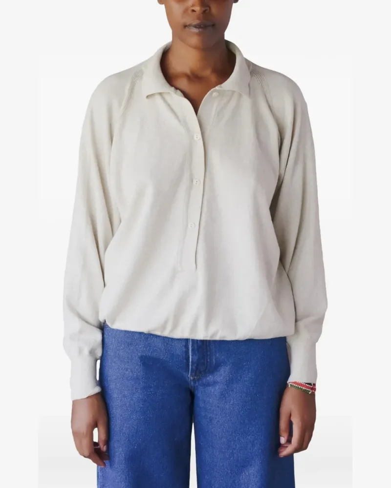 Baserange Soar polo top - Grau Grau