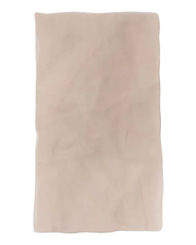 Alberta Ferretti Schal aus Seidenchiffon - Nude Nude