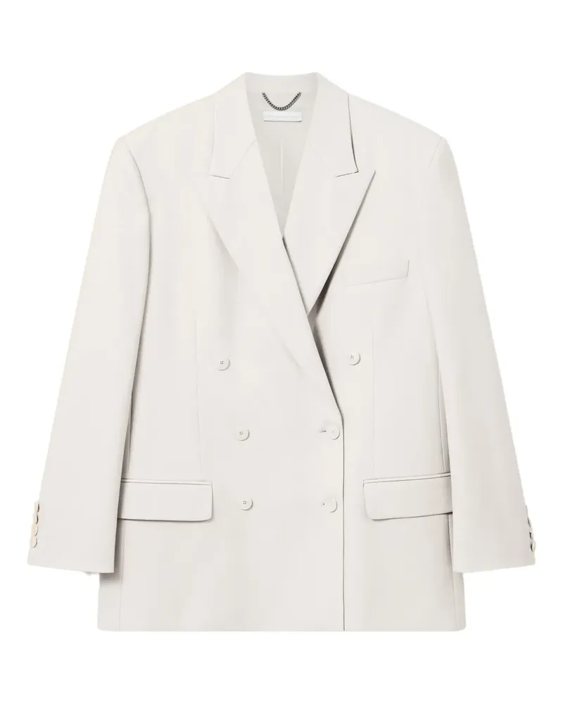 Stella McCartney Doppelreihiger Blazer - Weiß Weiß