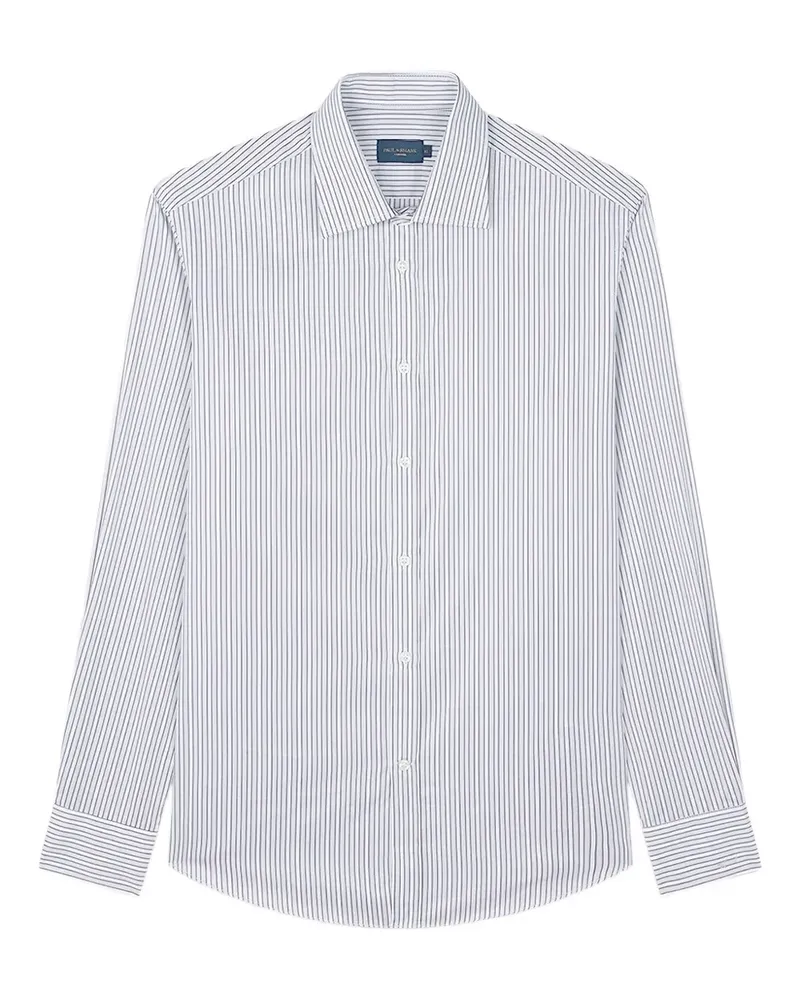 Paul & Shark stripe-pattern cotton shirt - Weiß Weiß