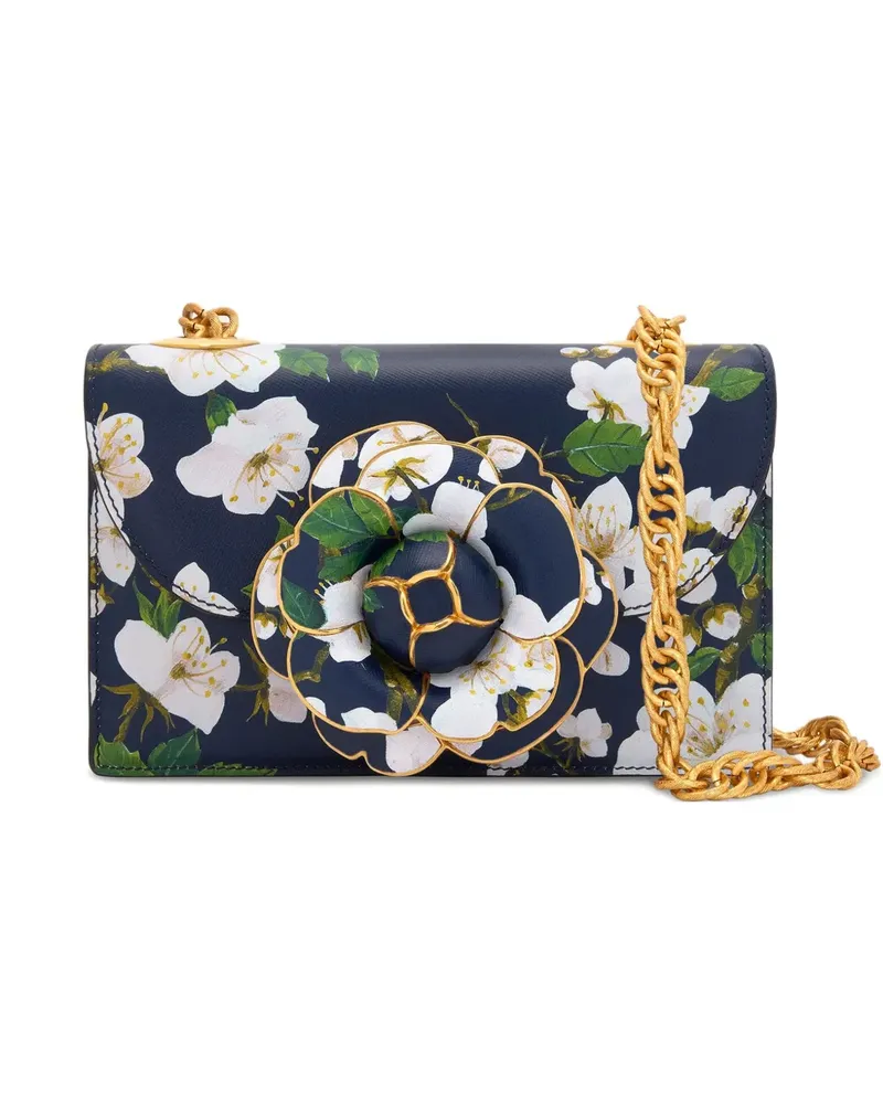 Oscar de la Renta Tro Schultertasche - Blau Blau