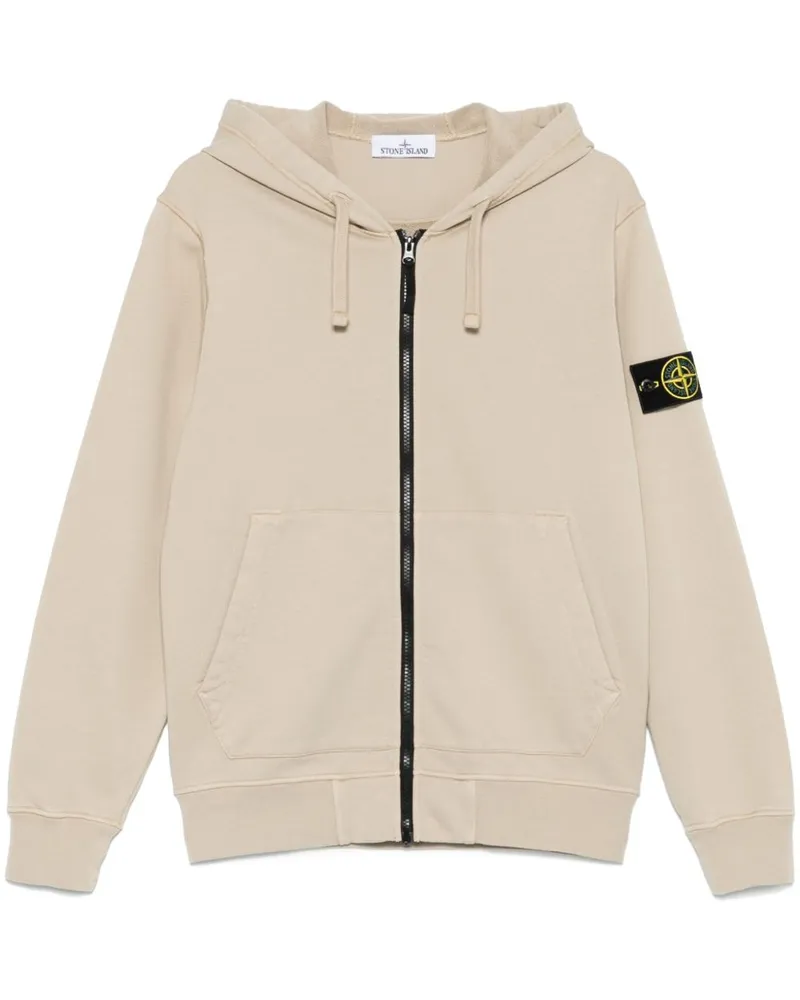 Stone Island Hoodie mit abnehmbarem Patch - Grün Grün