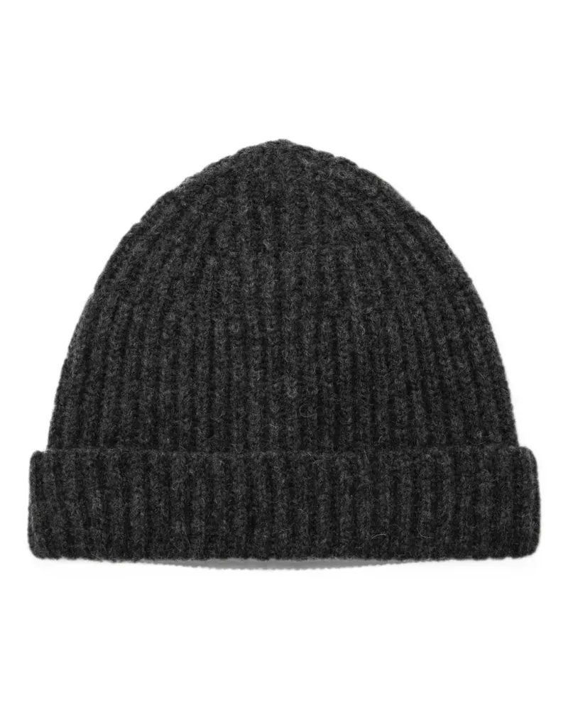 Roberto Collina ribbed-knit beanie hat - Grau Grau