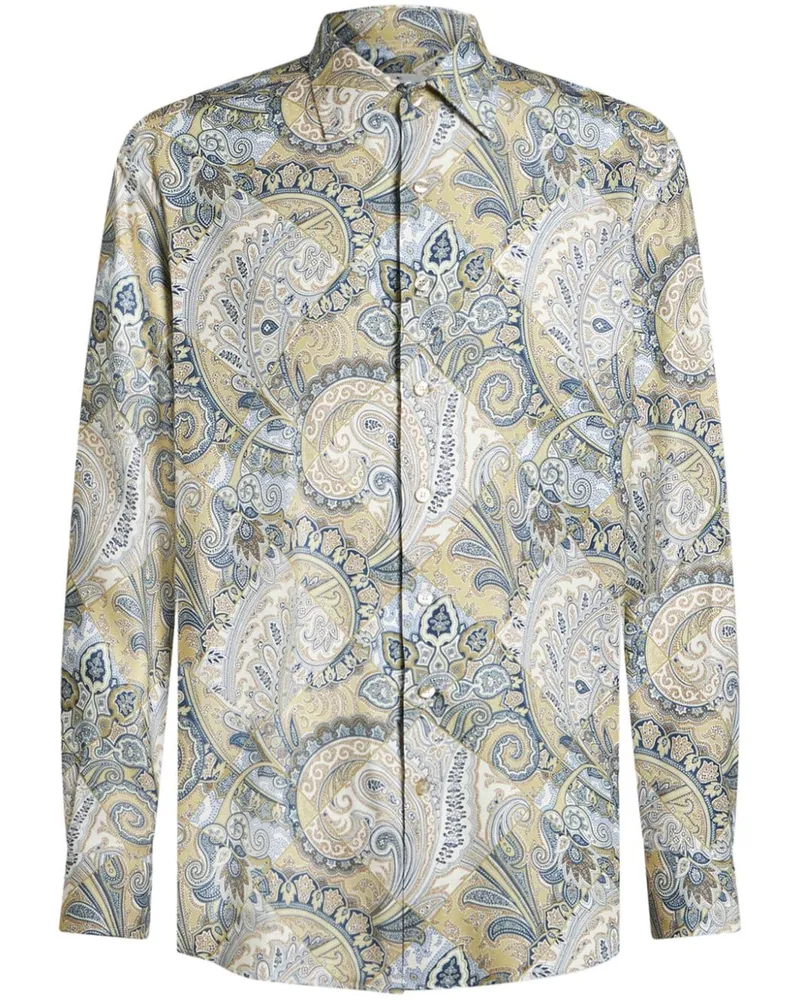 Etro Hemd mit abstraktem Print - Nude Nude