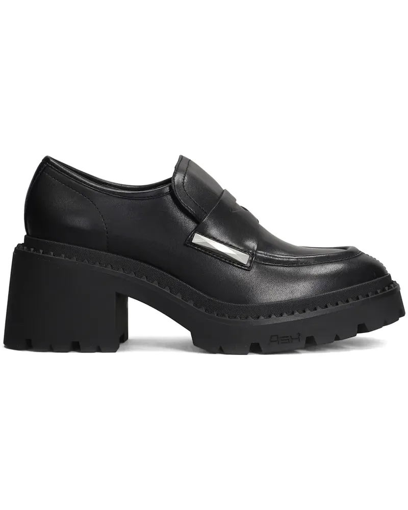 ash Norton Loafer 80mm - Schwarz Schwarz