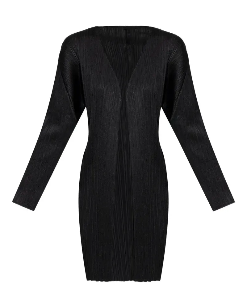 Issey Miyake Mantel mit Falten - Schwarz Schwarz