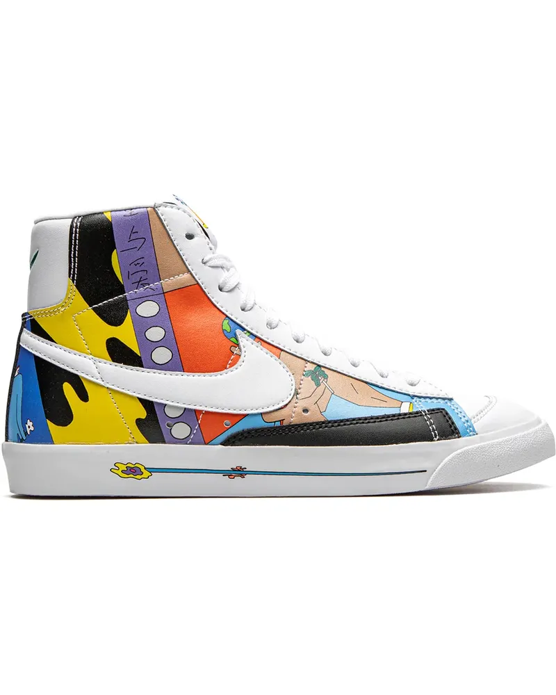 Nike Flyleather Blazer '77 QS Ruohan Wang' Sneakers - Weiß Weiß