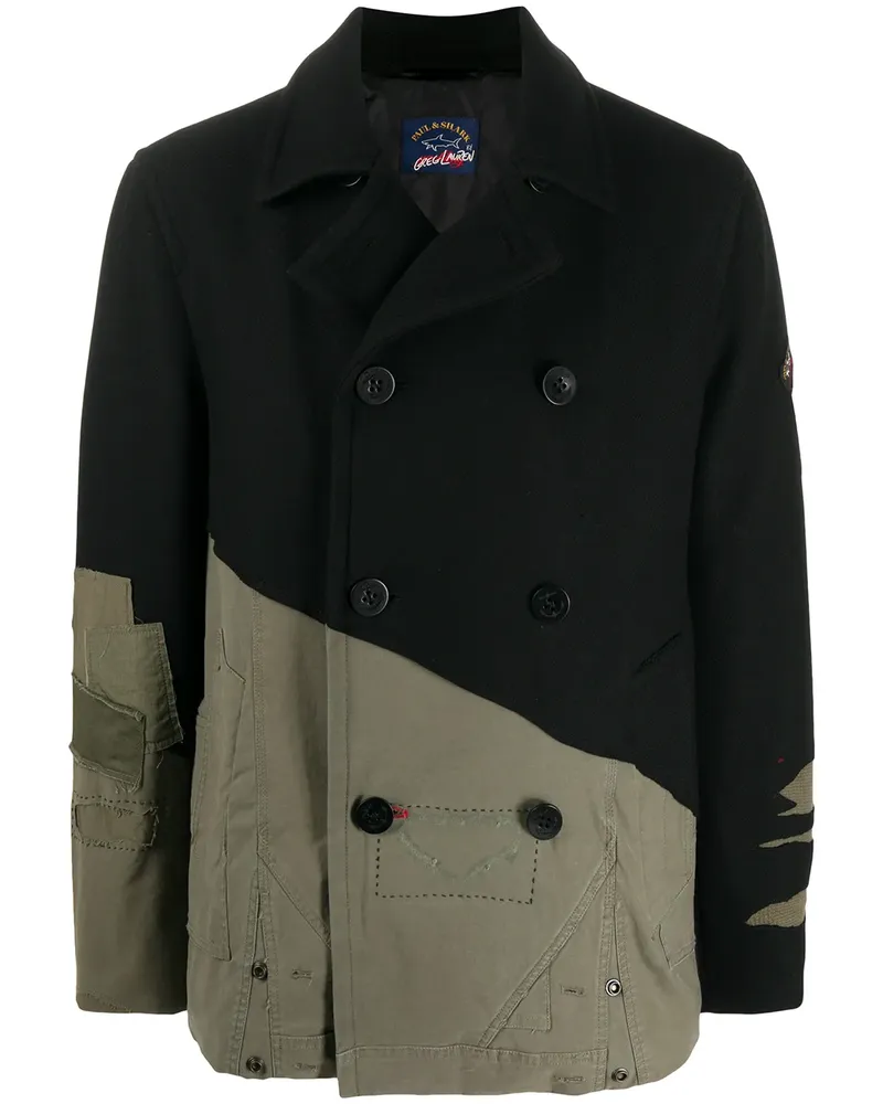 Paul & Shark Cabanjacke in Distressed-Optik - Schwarz Schwarz