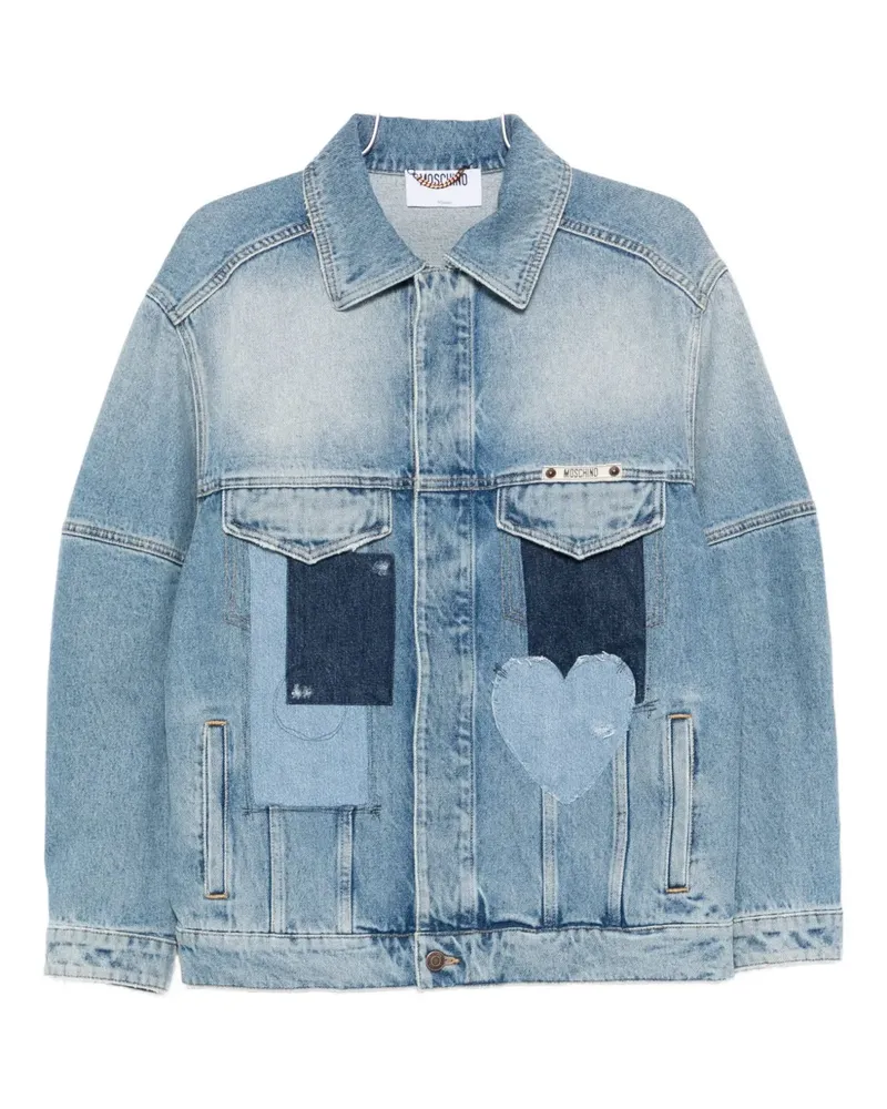 Moschino patchwork denim jacket - Blau Blau
