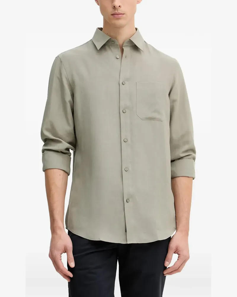 Guess chest-pocket long-sleeve shirt - Grün Grün