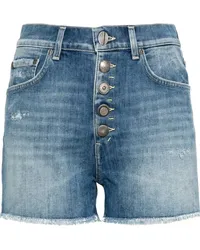 Dondup Halbhohe Jeans-Shorts Blau